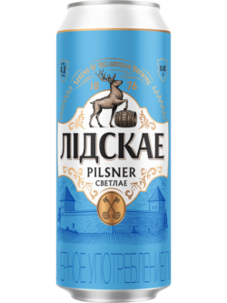 Изображение товара - пиво "Лидское Pilsner" 0,45л ЖБ